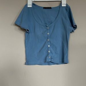 Blue brandy Melville top